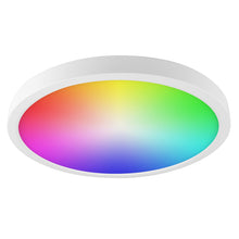 Load image into Gallery viewer, 14" Smart WiFi White RGBW Tunable Utility Ceiling Light - BAZZ Smart Home.ca
