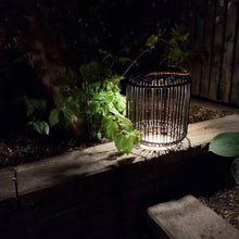 Load image into Gallery viewer, Tulum Smart Solar Outdoor Patio Garden LED Light 11x 15 In. - Black - BAZZ Smart Home.ca