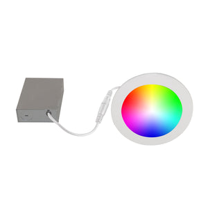 6" Smart WiFi RGB+White LED Recessed Light Fixture (12-Pack) - BAZZ Smart Home.ca
