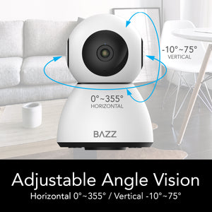 Smart WiFi HD 1080p Motorized Camera - BAZZ Smart Home.ca