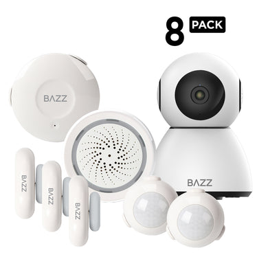 Smart WiFi House Alarm Kit with HD 1080p Camera - BAZZ Smart Home.ca