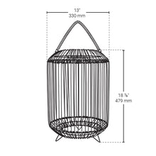 Load image into Gallery viewer, Tulum Smart Solar Outdoor Patio Garden LED Light 13 X 19 In. - Beige - BAZZ Smart Home.ca